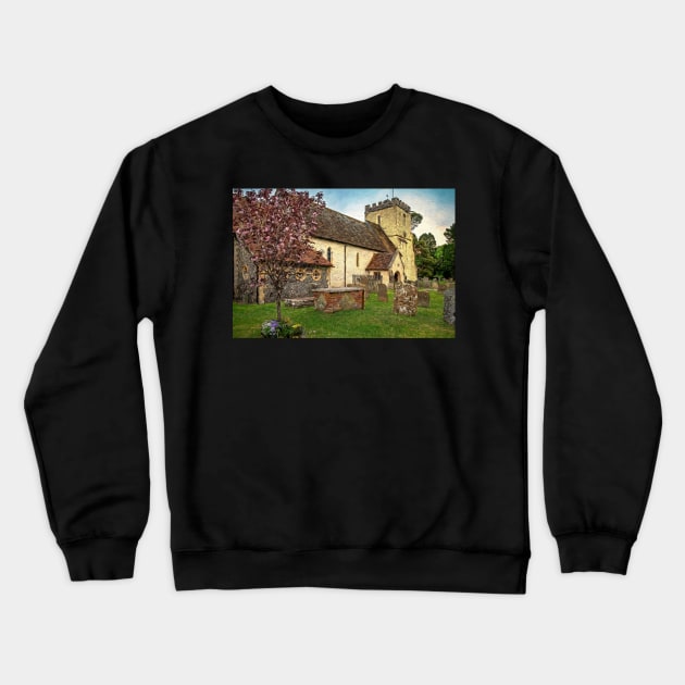 The Village Church: a Digital Painting Crewneck Sweatshirt by IanWL